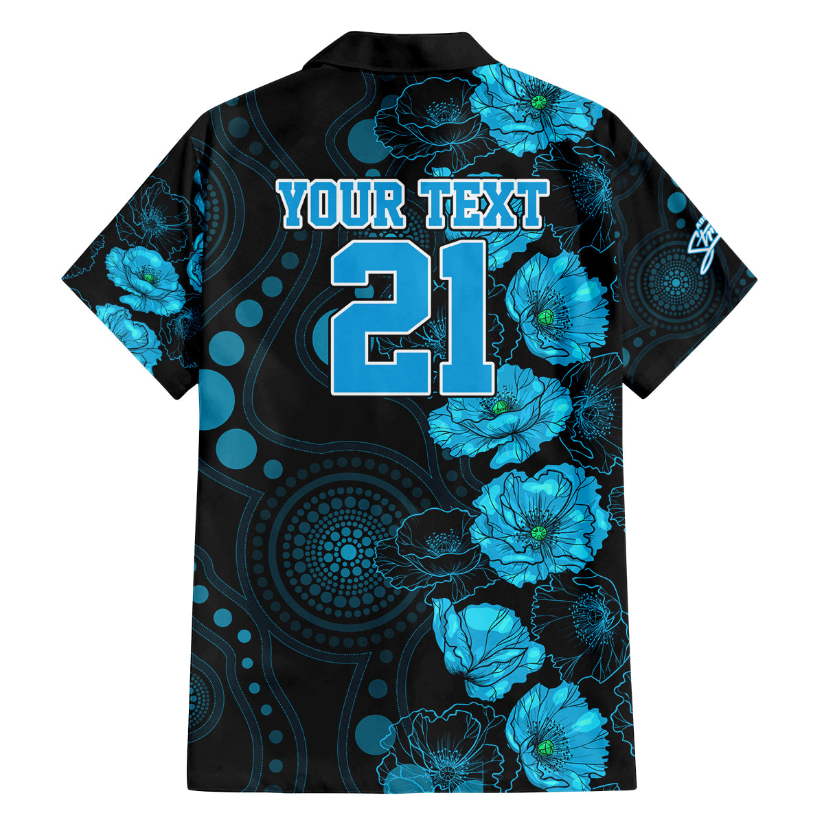 strikers-cricket-never-forget-custom-family-matching-puletasi-dress-and-hawaiian-shirt-anzac-day-with-poppy-aboriginal