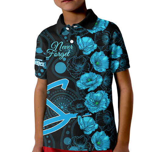 strikers-cricket-never-forget-custom-kid-polo-shirt-anzac-day-with-poppy-aboriginal