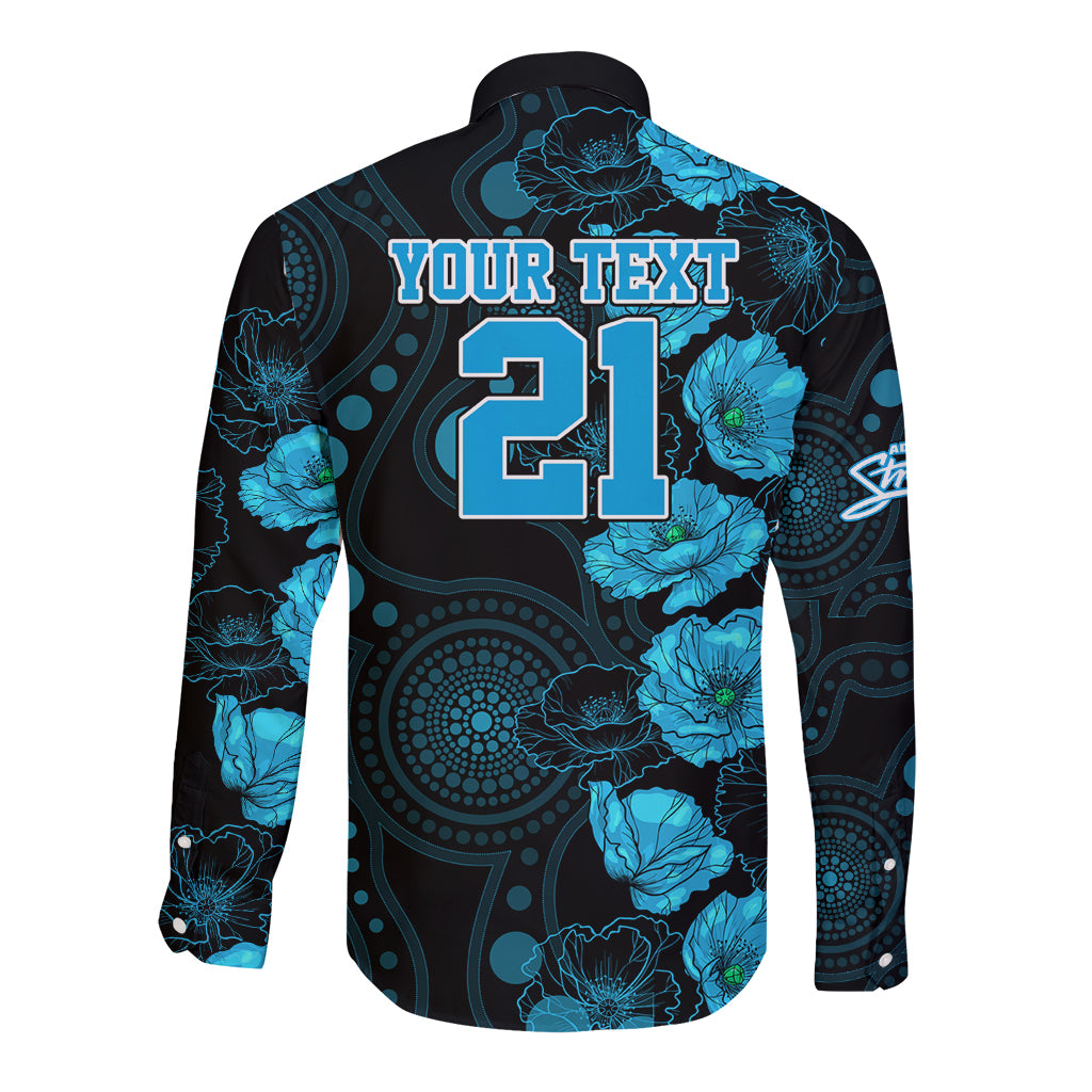 strikers-cricket-never-forget-custom-long-sleeve-button-shirt-anzac-day-with-poppy-aboriginal