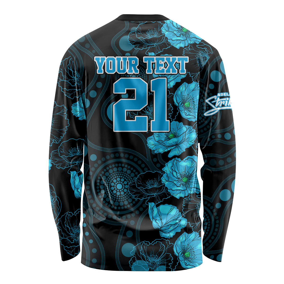 strikers-cricket-never-forget-custom-long-sleeve-shirt-anzac-day-with-poppy-aboriginal