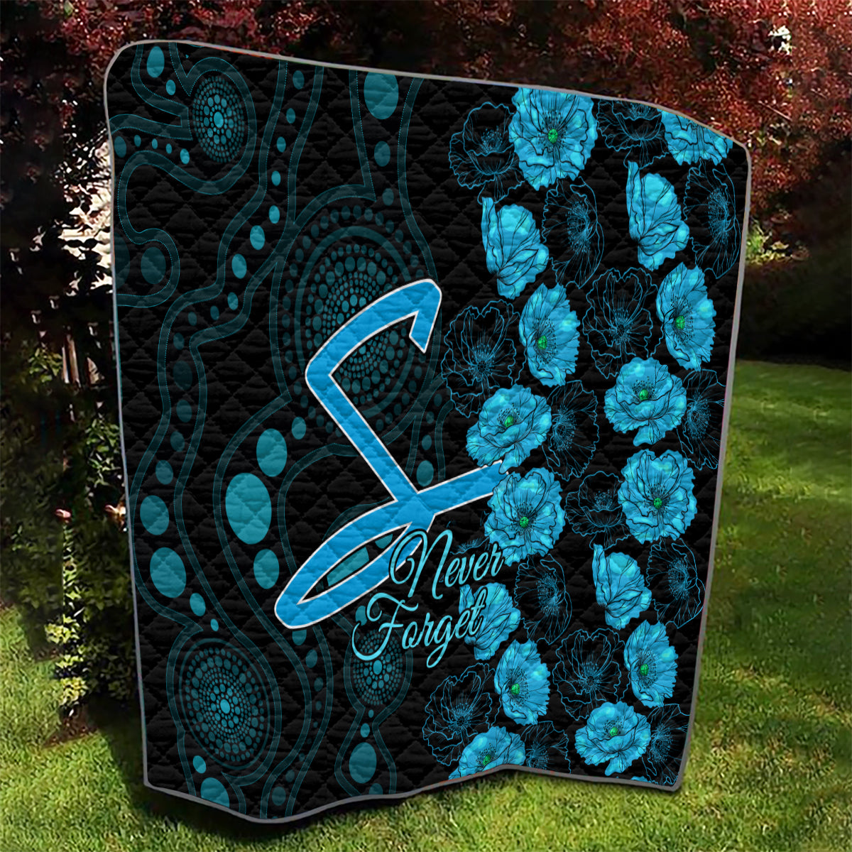 strikers-cricket-never-forget-custom-quilt-anzac-day-with-poppy-aboriginal