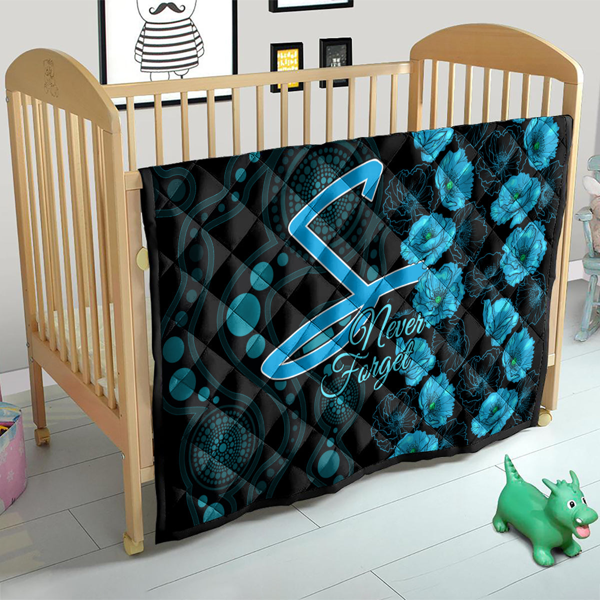 strikers-cricket-never-forget-custom-quilt-anzac-day-with-poppy-aboriginal