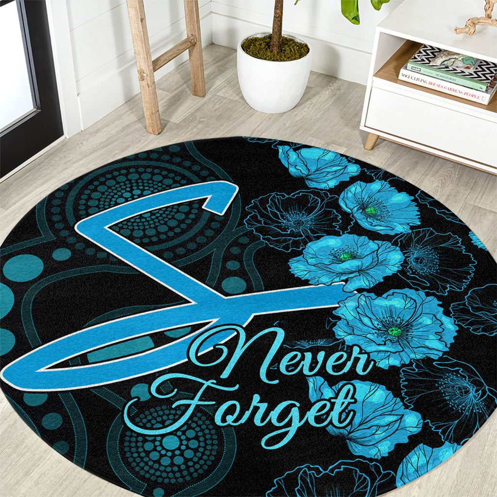 strikers-cricket-never-forget-custom-round-carpet-anzac-day-with-poppy-aboriginal