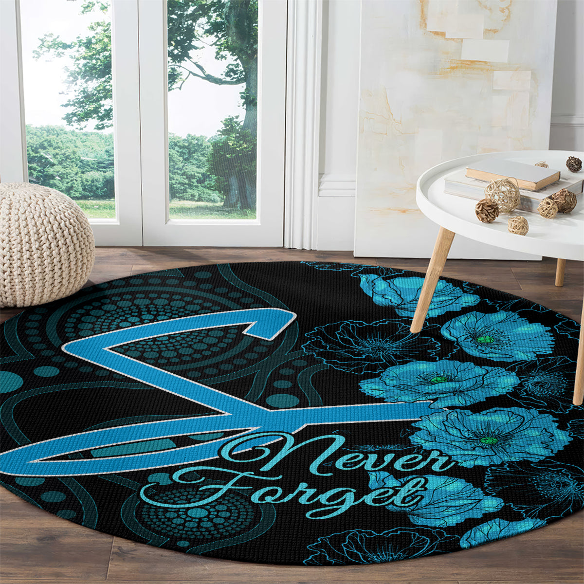 strikers-cricket-never-forget-custom-round-carpet-anzac-day-with-poppy-aboriginal