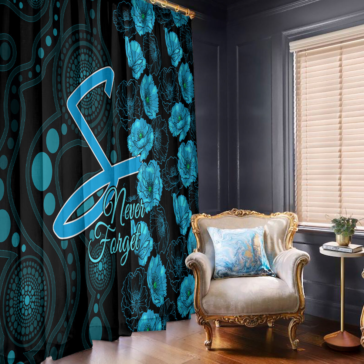 strikers-cricket-never-forget-custom-window-curtain-anzac-day-with-poppy-aboriginal