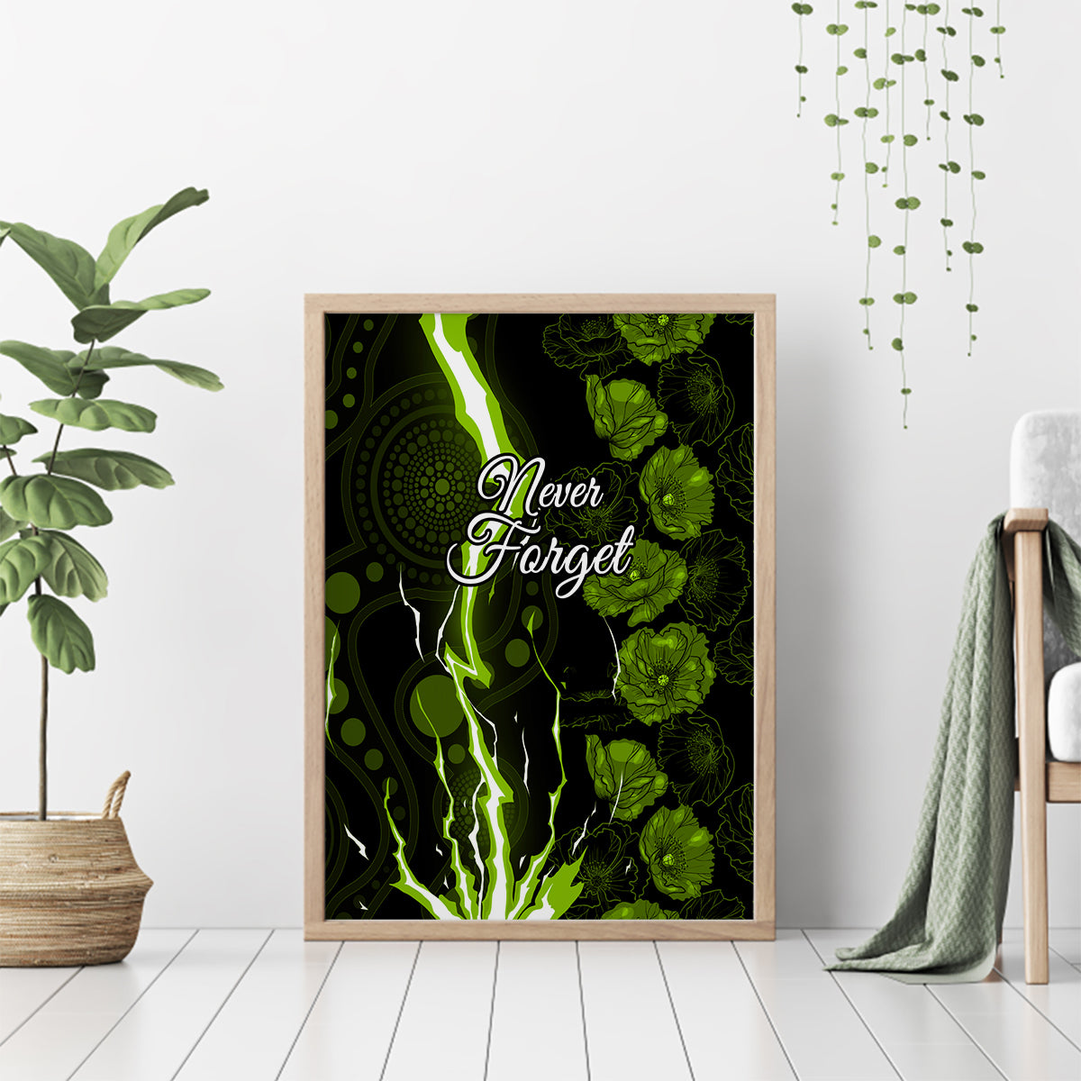 thunder-cricket-never-forget-custom-canvas-wall-art-anzac-day-with-poppy-aboriginal