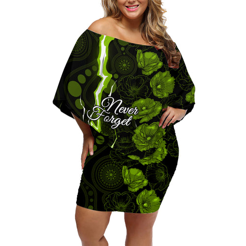 thunder-cricket-never-forget-custom-family-matching-off-shoulder-short-dress-and-hawaiian-shirt-anzac-day-with-poppy-aboriginal