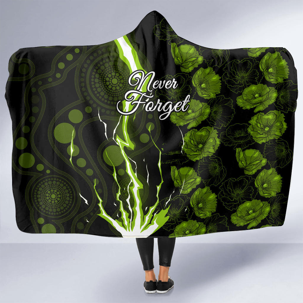thunder-cricket-never-forget-custom-hooded-blanket-anzac-day-with-poppy-aboriginal