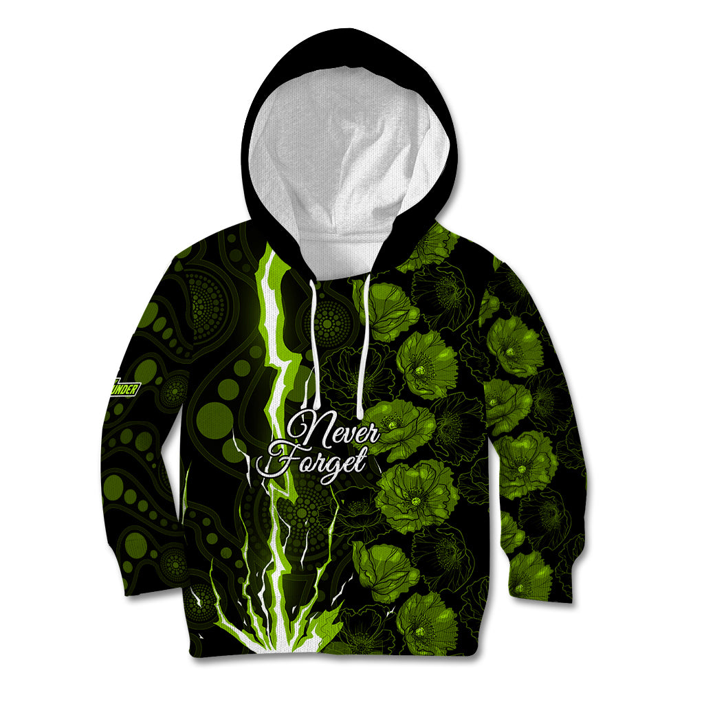 thunder-cricket-never-forget-custom-kid-hoodie-anzac-day-with-poppy-aboriginal