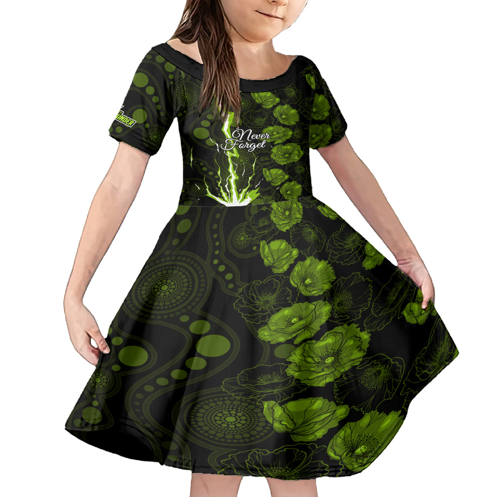 thunder-cricket-never-forget-custom-kid-short-sleeve-dress-anzac-day-with-poppy-aboriginal