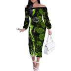 thunder-cricket-never-forget-custom-off-the-shoulder-long-sleeve-dress-anzac-day-with-poppy-aboriginal