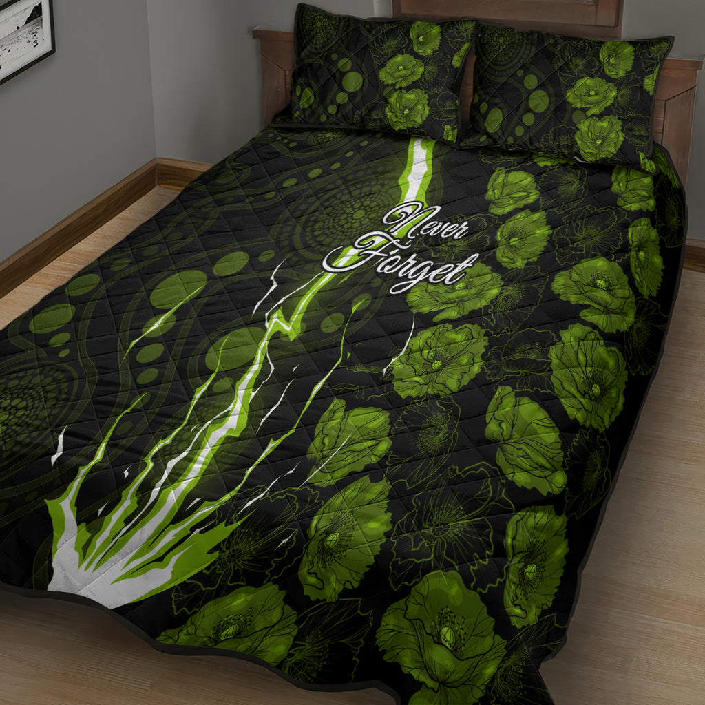 thunder-cricket-never-forget-custom-quilt-bed-set-anzac-day-with-poppy-aboriginal