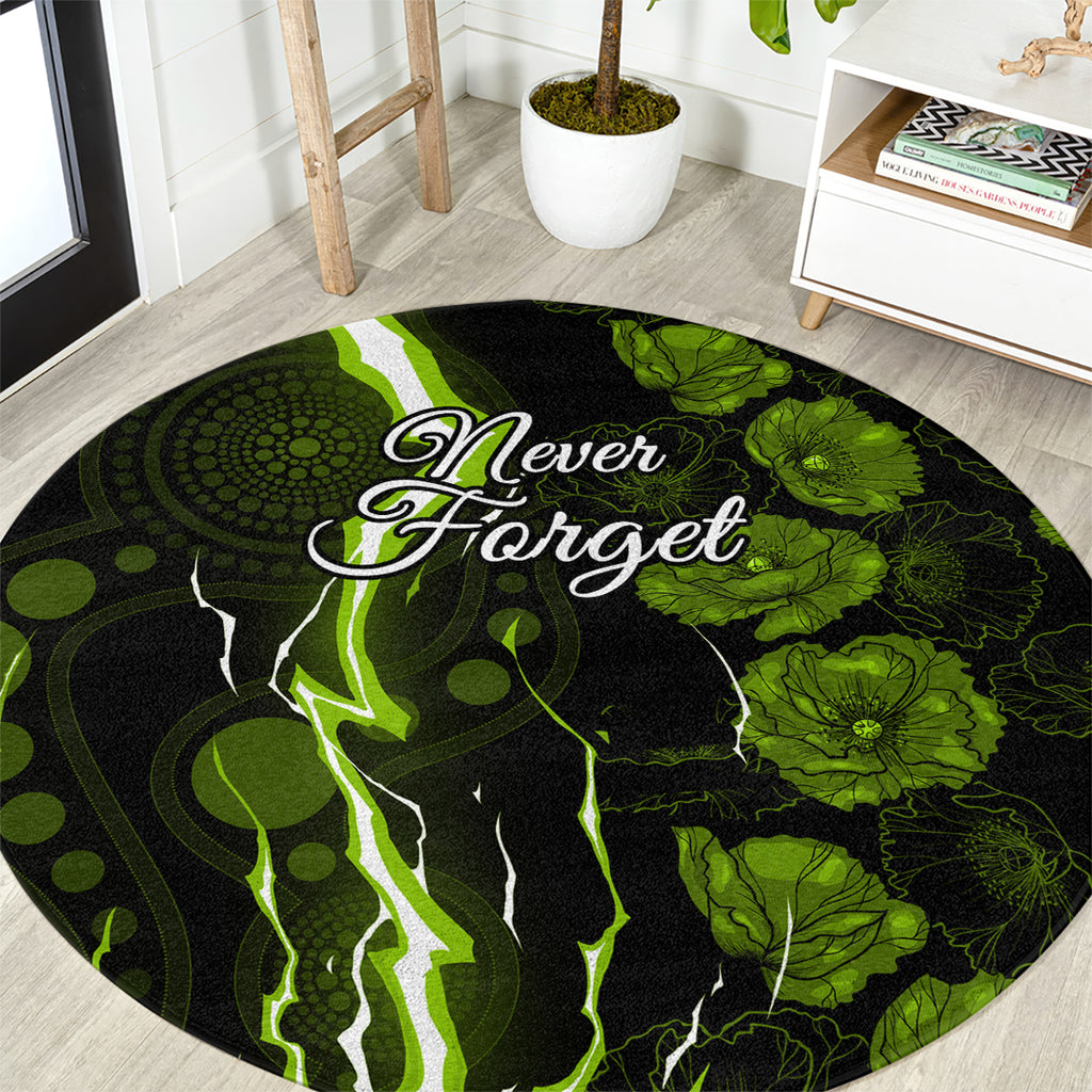 thunder-cricket-never-forget-custom-round-carpet-anzac-day-with-poppy-aboriginal