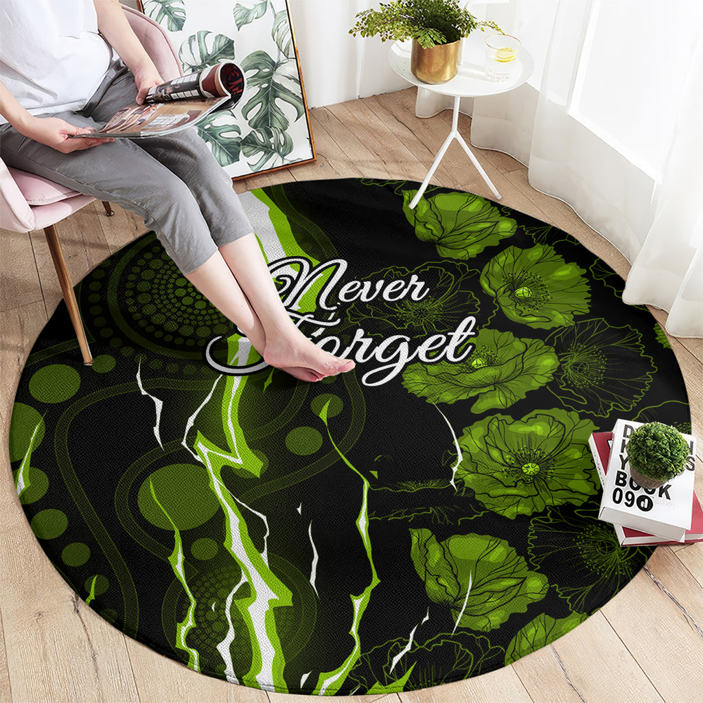 thunder-cricket-never-forget-custom-round-carpet-anzac-day-with-poppy-aboriginal