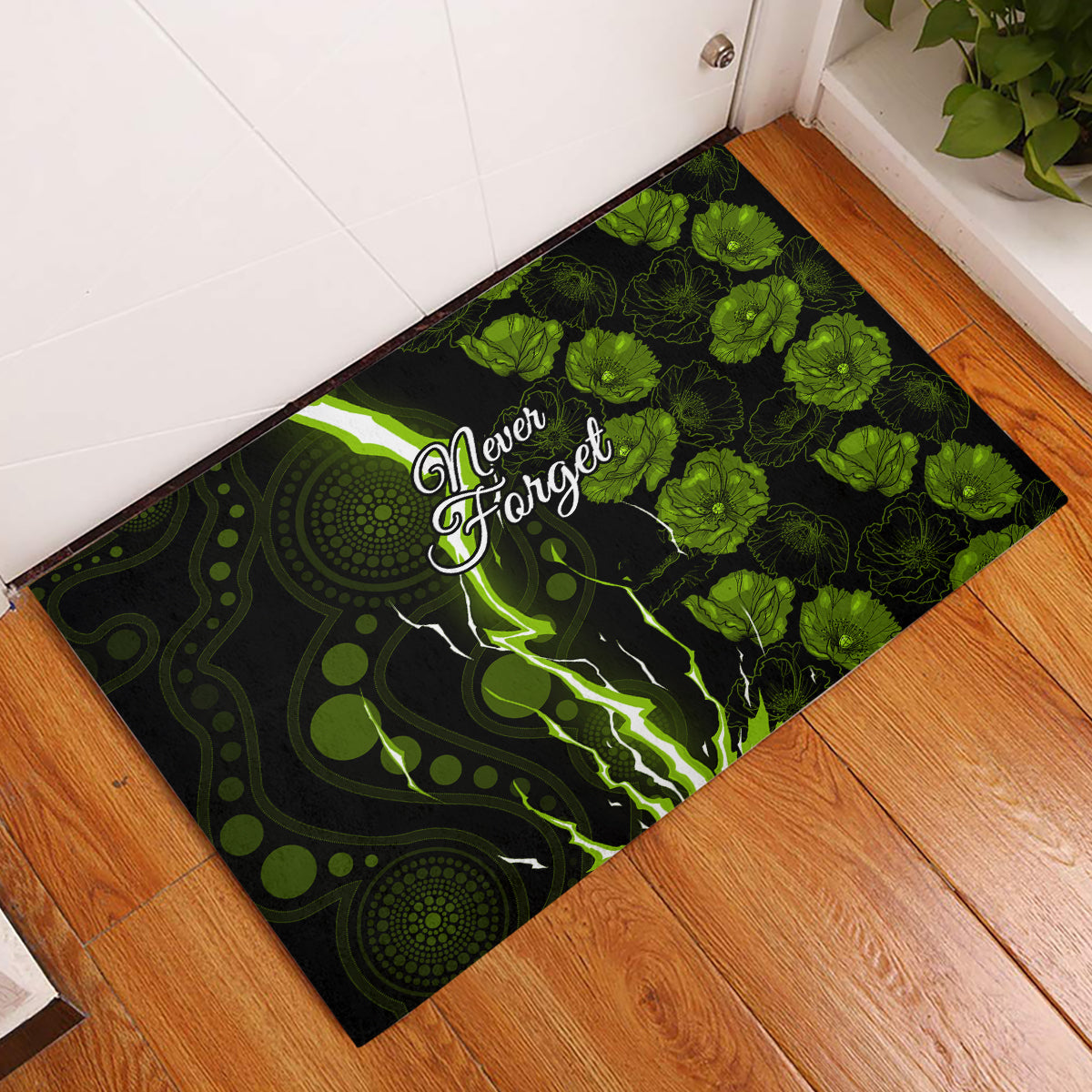 thunder-cricket-never-forget-custom-rubber-doormat-anzac-day-with-poppy-aboriginal