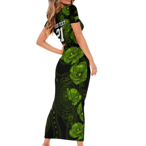 thunder-cricket-never-forget-custom-short-sleeve-bodycon-dress-anzac-day-with-poppy-aboriginal