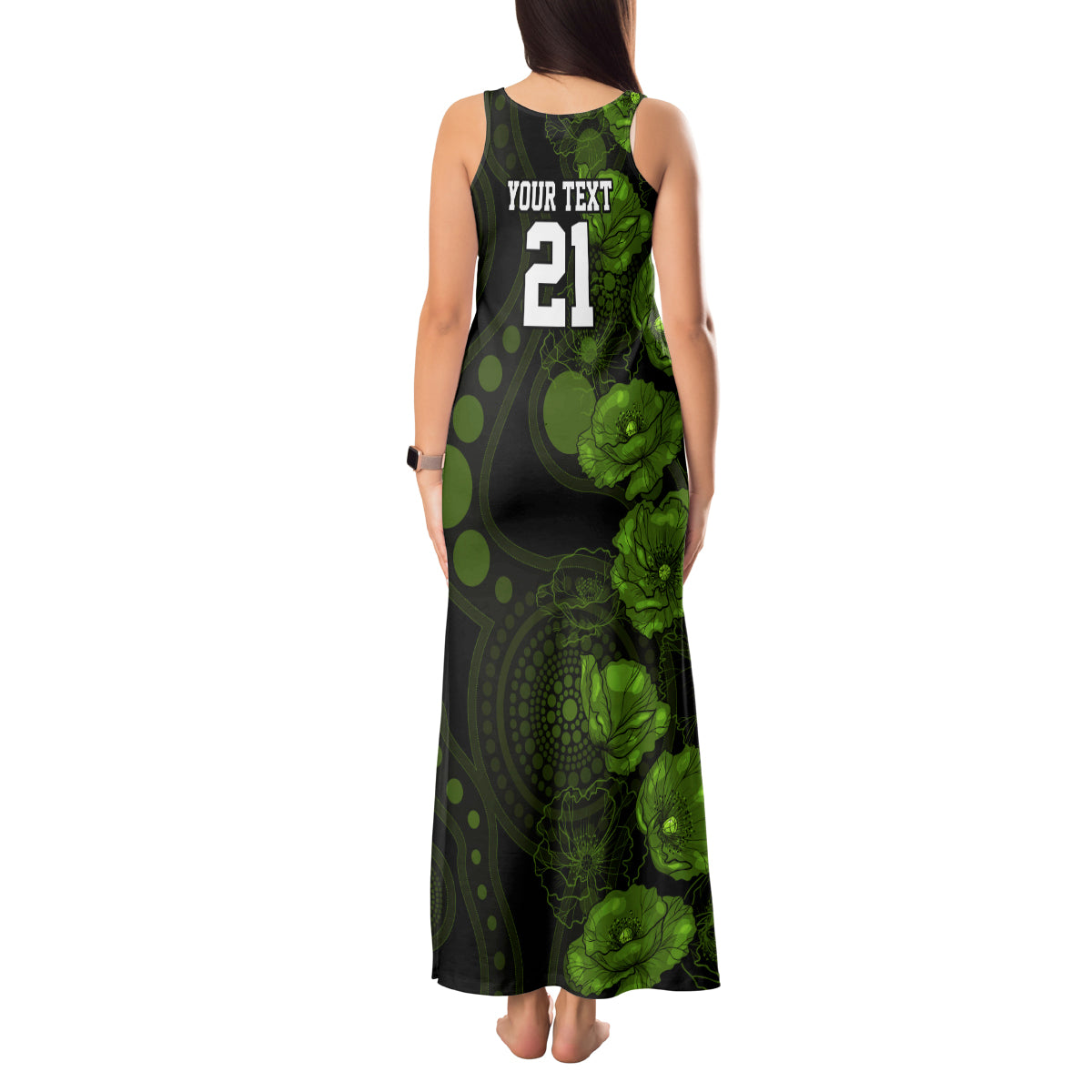 thunder-cricket-never-forget-custom-tank-maxi-dress-anzac-day-with-poppy-aboriginal