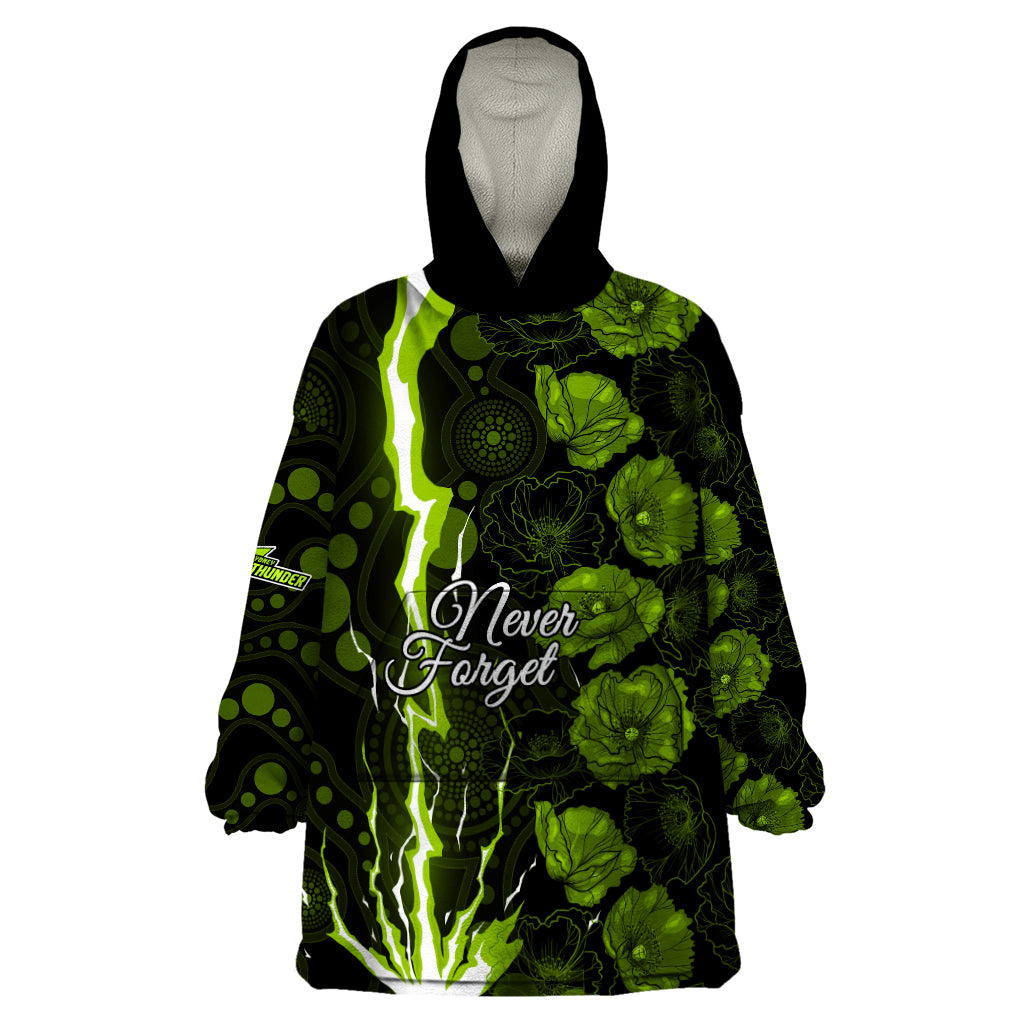 thunder-cricket-never-forget-custom-wearable-blanket-hoodie-anzac-day-with-poppy-aboriginal