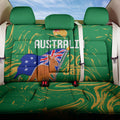 Proud To Be Australia Day Back Car Seat Cover Kangaroo with National Color