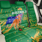 Proud To Be Australia Day Back Car Seat Cover Kangaroo with National Color