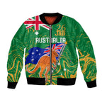 Proud To Be Australia Day Bomber Jacket Kangaroo with National Color