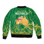Proud To Be Australia Day Bomber Jacket Kangaroo with National Color