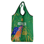 Proud To Be Australia Day Grocery Bag Kangaroo with National Color