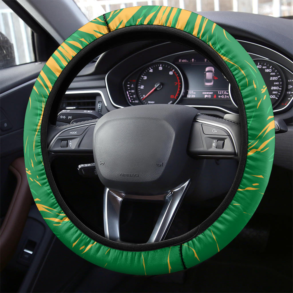 Proud To Be Australia Day Steering Wheel Cover Kangaroo with National Color