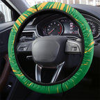 Proud To Be Australia Day Steering Wheel Cover Kangaroo with National Color