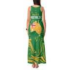 Proud To Be Australia Day Tank Maxi Dress Kangaroo with National Color
