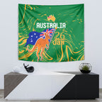 Proud To Be Australia Day Tapestry Kangaroo with National Color