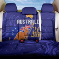 Proud To Be Australia Day Back Car Seat Cover Kangaroo with Flag Color
