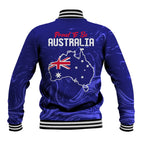 Proud To Be Australia Day Baseball Jacket Kangaroo with Flag Color