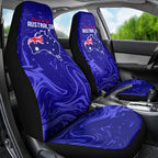 Proud To Be Australia Day Car Seat Cover Kangaroo with Flag Color