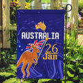 Proud To Be Australia Day Garden Flag Kangaroo with Flag Color