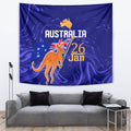 Proud To Be Australia Day Tapestry Kangaroo with Flag Color