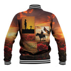 ANZAC Day Film Reel Lest We Forget Baseball Jacket Australia NZ Memorial