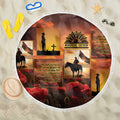 ANZAC Day Film Reel Lest We Forget Beach Blanket Australia NZ Memorial