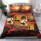 ANZAC Day Film Reel Lest We Forget Bedding Set Australia NZ Memorial