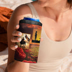 ANZAC Day Film Reel Lest We Forget 4 in 1 Can Cooler Tumbler Australia NZ Memorial