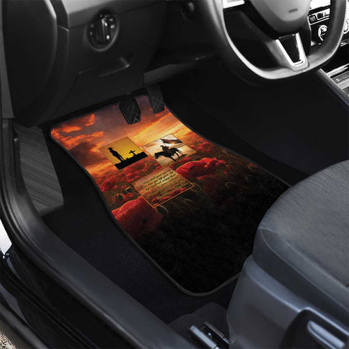 ANZAC Day Film Reel Lest We Forget Car Mats Australia NZ Memorial