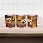 ANZAC Day Film Reel Lest We Forget Ceramic Mug Australia NZ Memorial