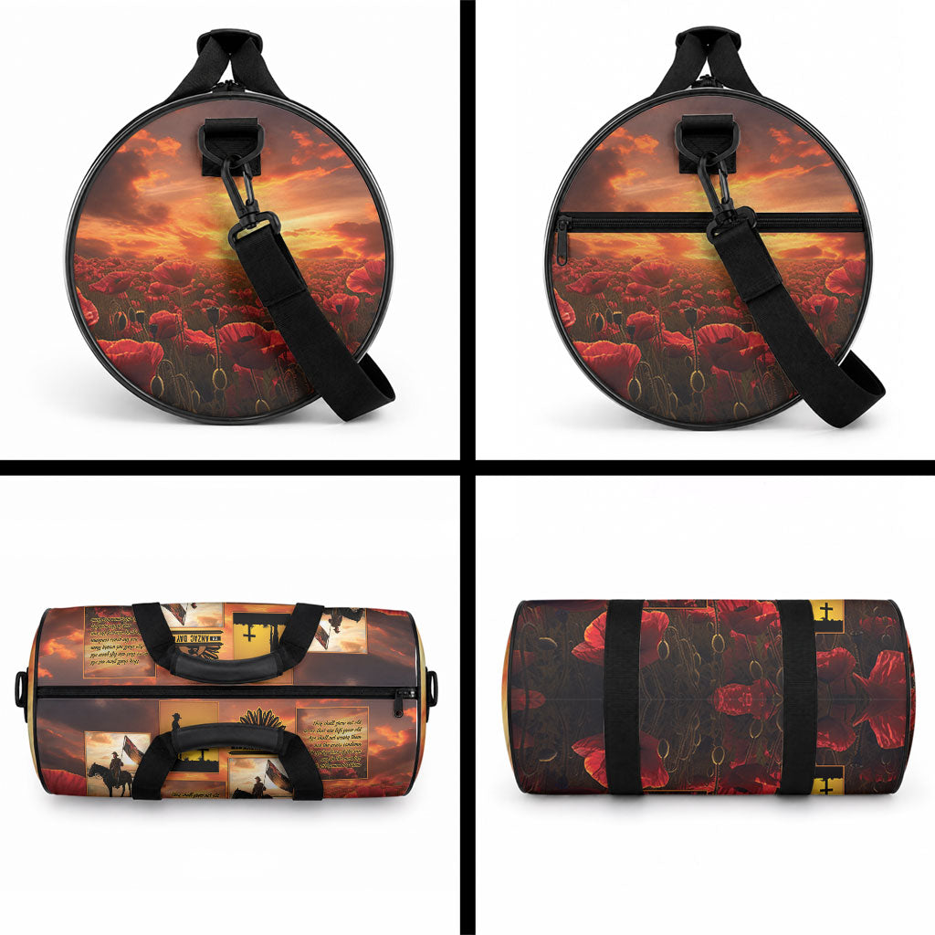 ANZAC Day Film Reel Lest We Forget Duffle Bag Australia NZ Memorial