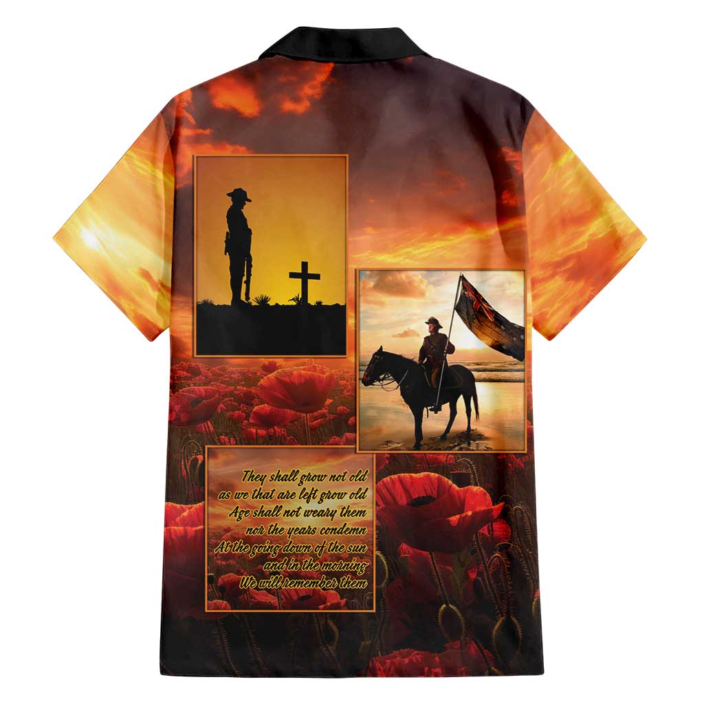 ANZAC Day Film Reel Lest We Forget Family Matching Mermaid Dress and Hawaiian Shirt Australia NZ Memorial