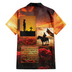 ANZAC Day Film Reel Lest We Forget Family Matching Mermaid Dress and Hawaiian Shirt Australia NZ Memorial