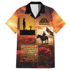 ANZAC Day Film Reel Lest We Forget Family Matching Short Sleeve Bodycon Dress and Hawaiian Shirt Australia NZ Memorial