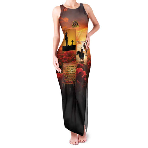 ANZAC Day Film Reel Lest We Forget Family Matching Tank Maxi Dress and Hawaiian Shirt Australia NZ Memorial