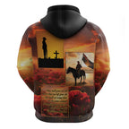 ANZAC Day Film Reel Lest We Forget Hoodie Australia NZ Memorial