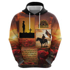 ANZAC Day Film Reel Lest We Forget Hoodie Australia NZ Memorial