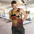 ANZAC Day Film Reel Lest We Forget Men Tank Top Australia NZ Memorial